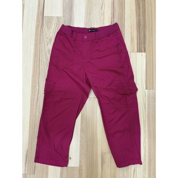 Lee Relaxed Fit Medium Cotton Stretch Cargo Pants Burgundy - Picture 1 of 4